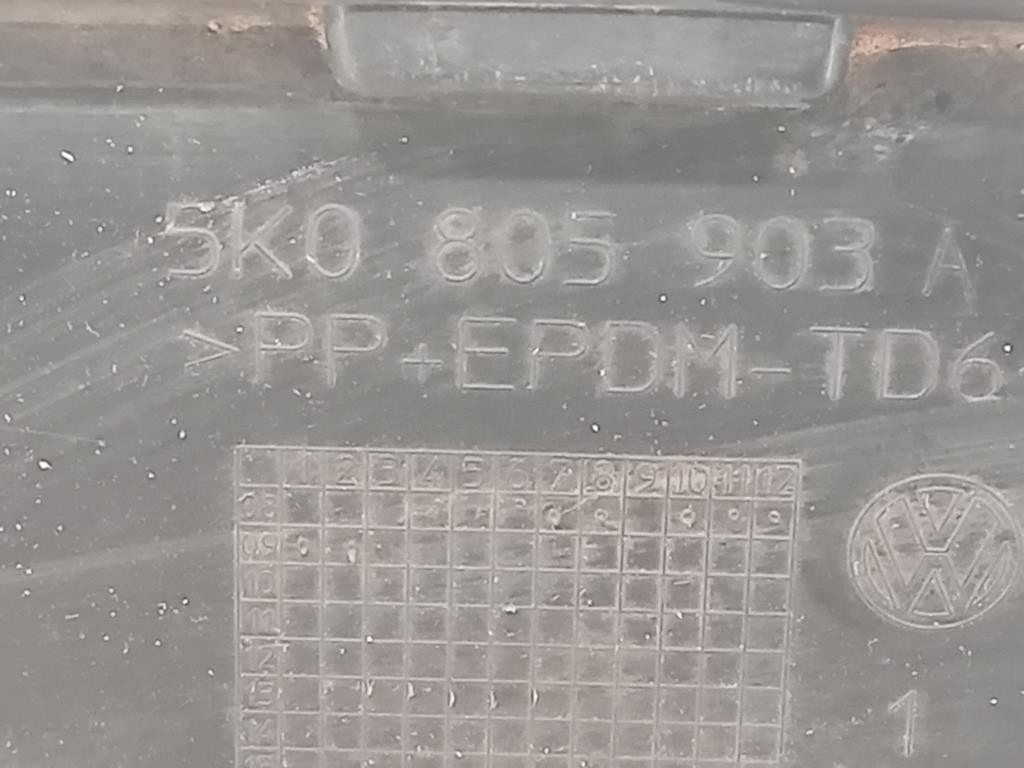 Spoiler Centrale Paraurti ANT 5K0805903A Volkswagen GOLF VI 2009