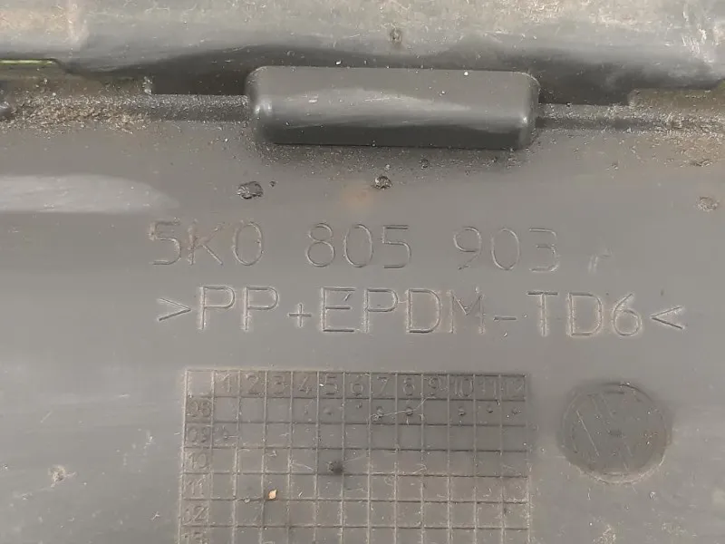 Spoiler Centrale Paraurti ANT 5K0 805 903 Volkswagen GOLF VI 2009