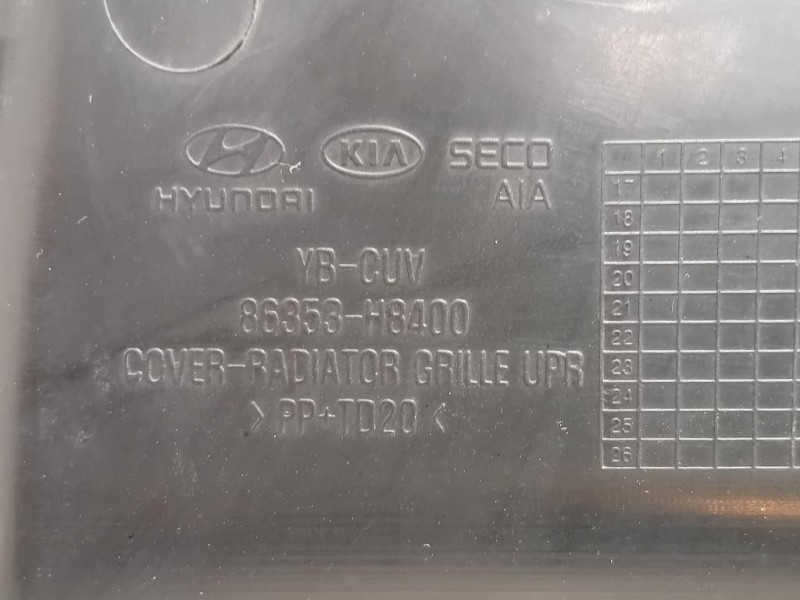 Spoiler Centrale Paraurti SUP ANT 863539-H8400 Kia Stonic 2017