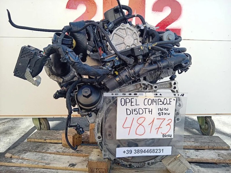 Motore Completo D15DTH YHZ 131 CV 97 KW Opel Combo E 2018