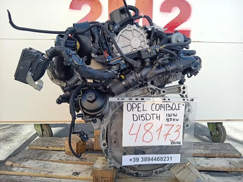 Motore Completo D15DTH YHZ 131 CV 97 KW Opel Combo E 2018