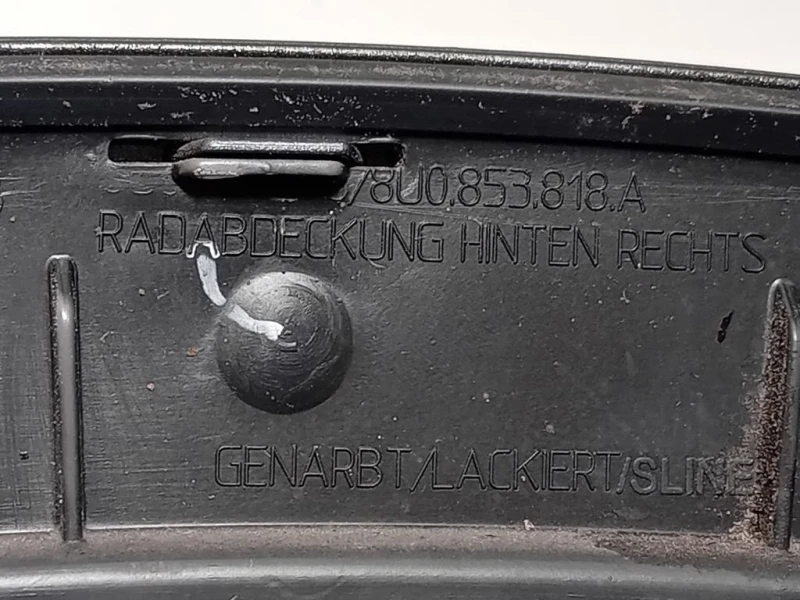 Passaruota POST DX 8U0853818B Audi TT 8J3 2007