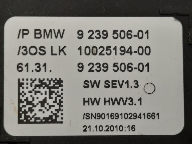 ASTA LEVA Cambio 6131 9 239 506-01 Bmw Serie 5 F10 Berlina 2010