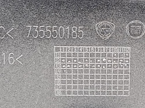 Spoiler Frangivento POST 735550185 Fiat 500L 2013