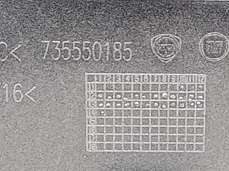 Spoiler Frangivento POST 735550185 Fiat 500L 2013