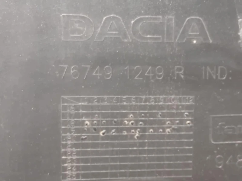 Passaruota POST SX 76748 0689R Dacia Duster II 2018