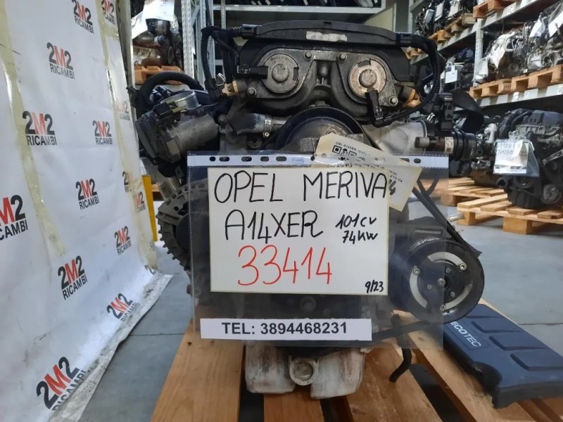 Motore Completo A14XER 101CV 74 KW Opel Meriva B 2010