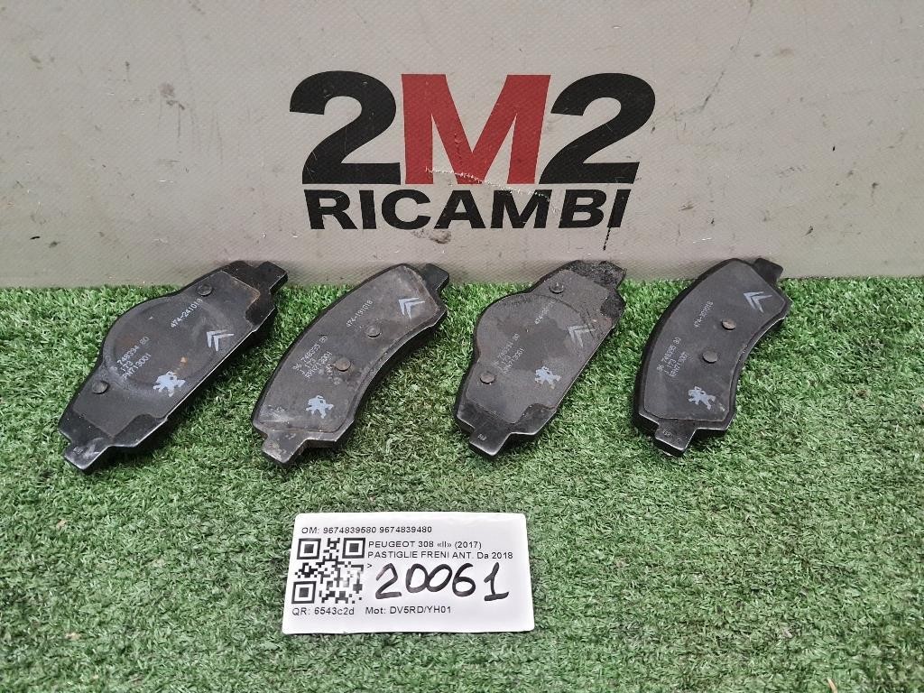 Pastiglie Freni ANT 9674839580 9674839480 ANT Peugeot 308 II 2017