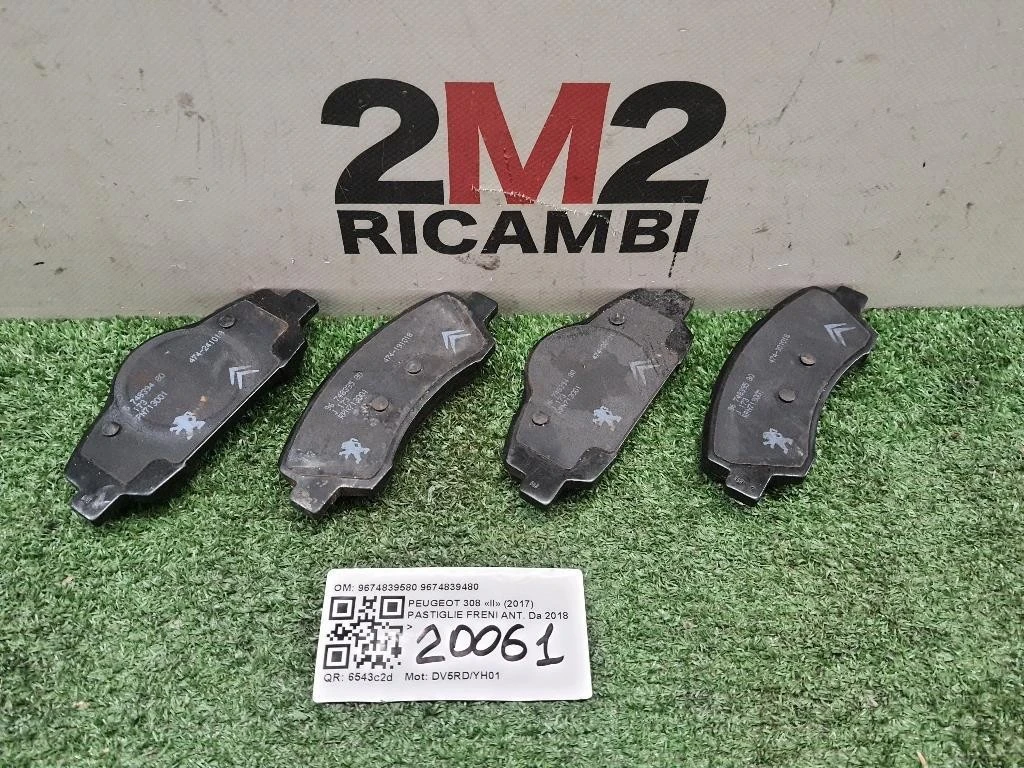 Pastiglie Freni ANT 9674839580 9674839480 ANT Peugeot 308 II 2017