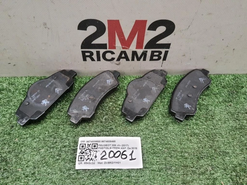 Pastiglie Freni ANT 9674839580 9674839480 ANT Peugeot 308 II 2017