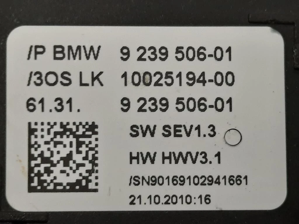 ASTA LEVA Cambio 6131 9 239 506-01 Bmw Serie 5 F10 Berlina 2010