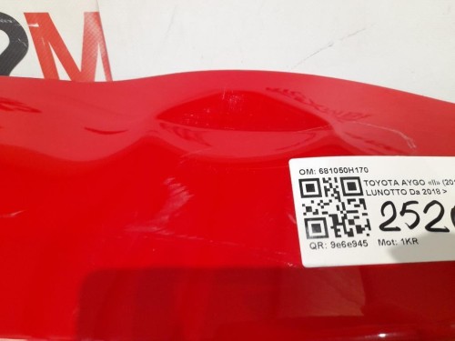 Spoiler Frangivento POST Toyota AYGO II 2018