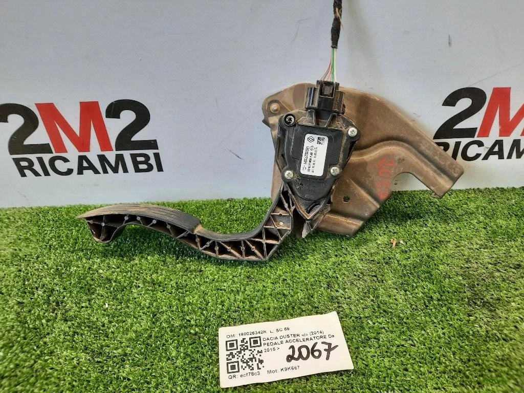 Pedale Acceleratore 180026342R Dacia Duster I 2014