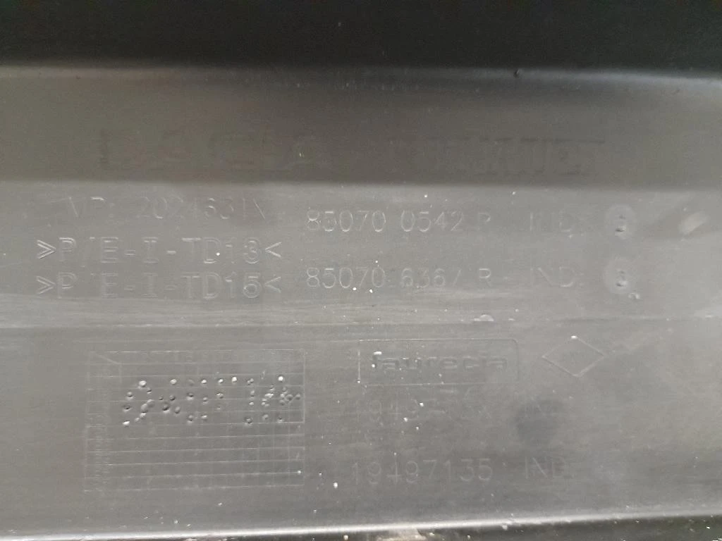 Spoiler Paraurti INF POST 850700542R Dacia Duster II 2018