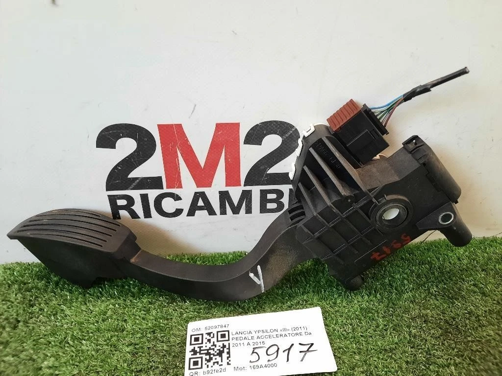 Pedale Acceleratore 52097847 Lancia Ypsilon III 2011