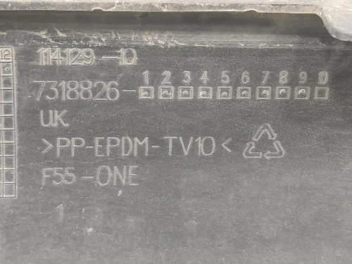 Spoiler Paraurti INF POST 7318826 Mini MINI ONE F55 2014