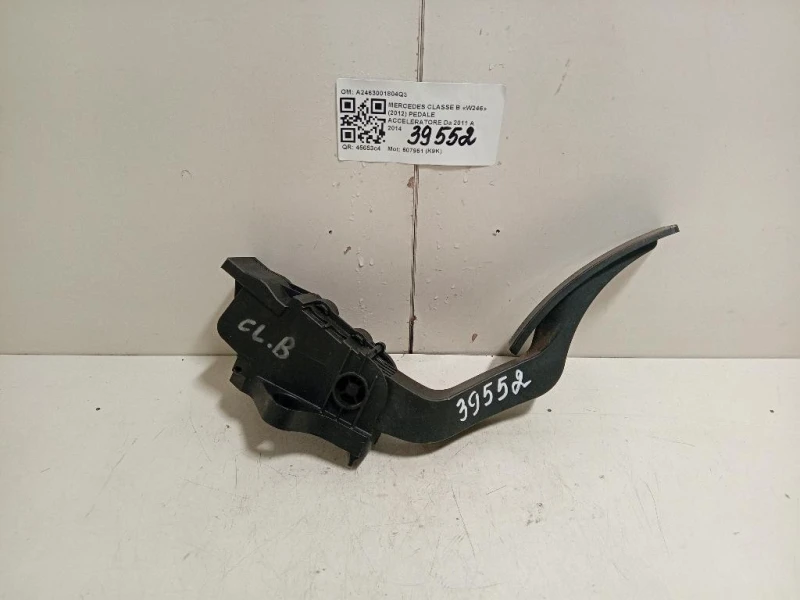 Pedale Acceleratore A2463001804Q3 Mercedes Classe B W246 2012