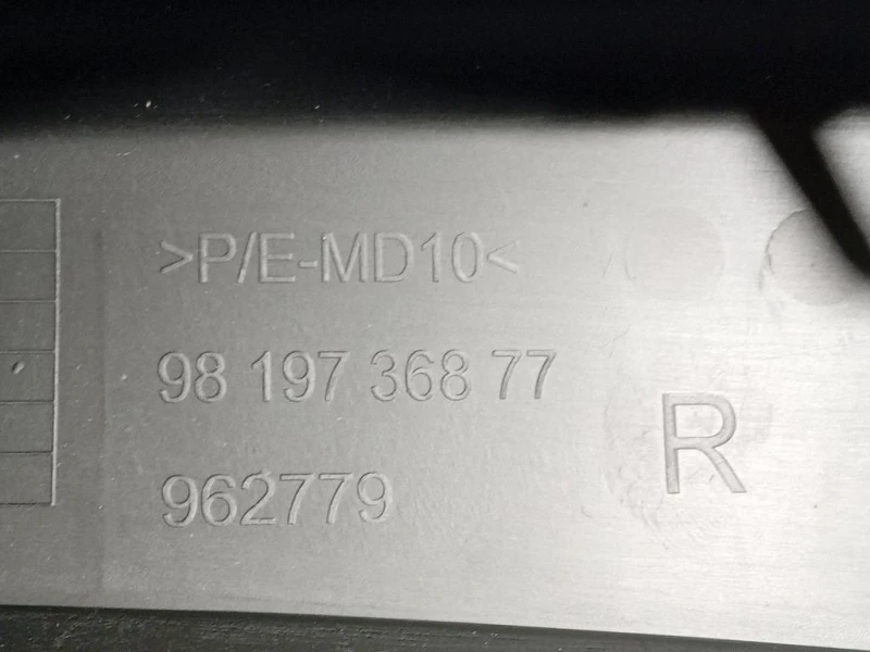 Spoiler Paraurti ANT DX 9819736877 Citroen DS7 Crossback 2017