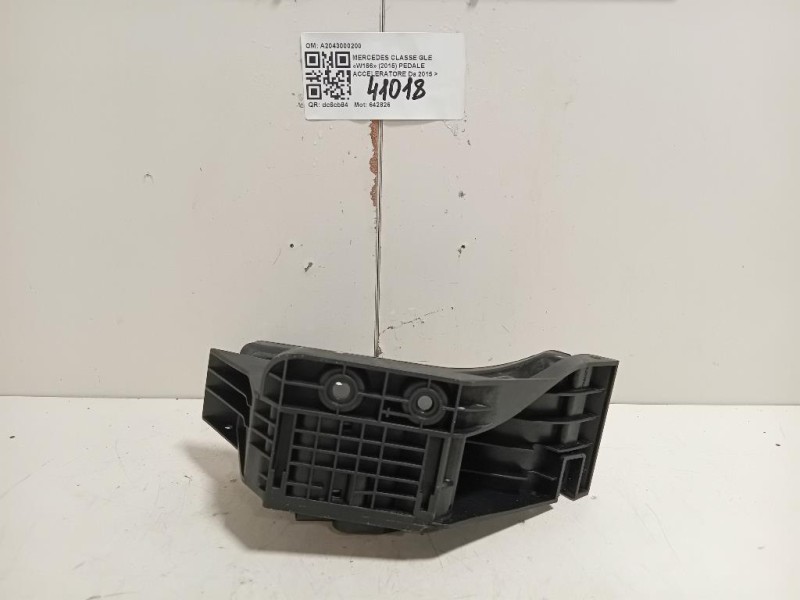 Pedale Acceleratore A2043000200 Mercedes Classe GLE W166 2015