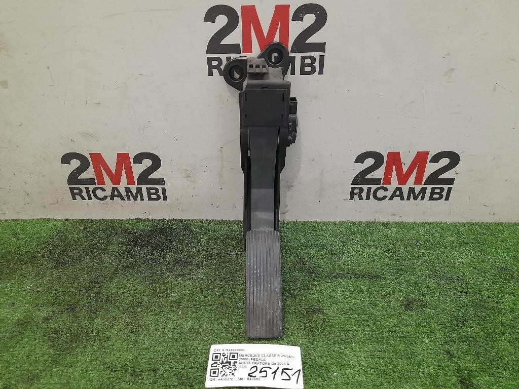 Pedale Acceleratore A1643000004 Mercedes Classe R W251 2006