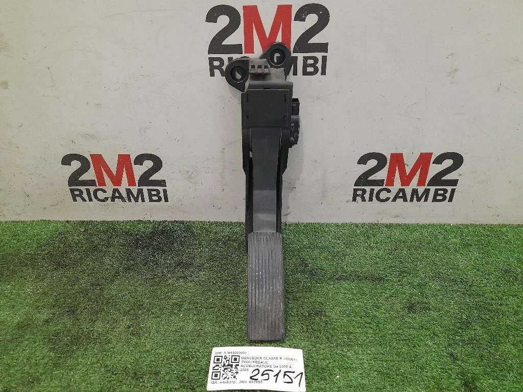 Pedale Acceleratore A1643000004 Mercedes Classe R W251 2006
