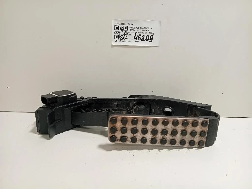 Pedale Acceleratore A203 301 00 01 Mercedes Classe SLK R170 1997