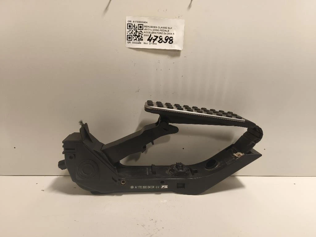 Pedale Acceleratore A1703000404 Mercedes Classe SLK R171 2004