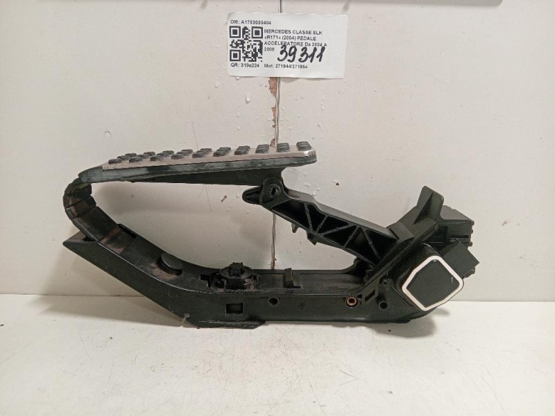 Pedale Acceleratore A1703000404 Mercedes Classe SLK R171 2004