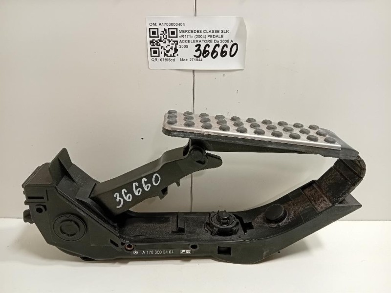Pedale Acceleratore A1703000404 Mercedes Classe SLK R171 2004