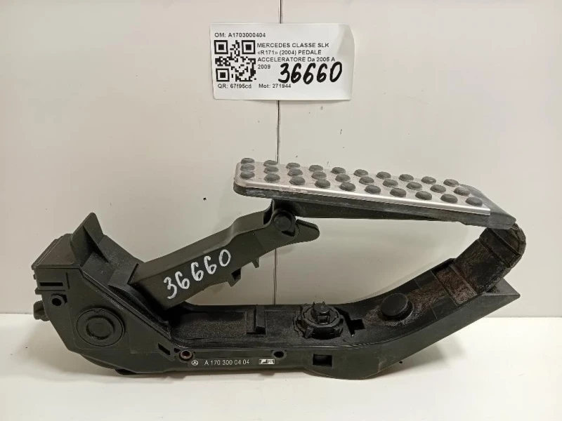 Pedale Acceleratore A1703000404 Mercedes Classe SLK R171 2004
