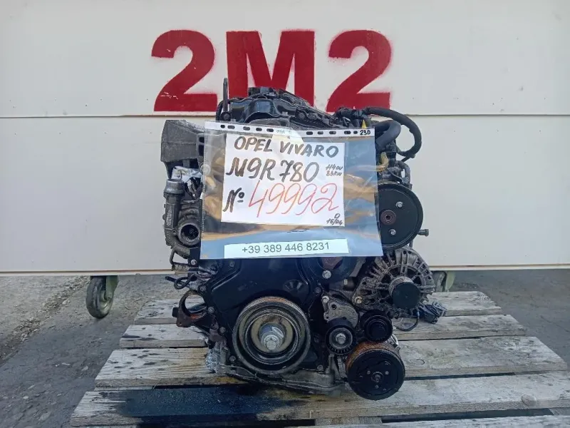 Motore Completo M9R780 114 CV 83 KW Opel Vivaro A 2007