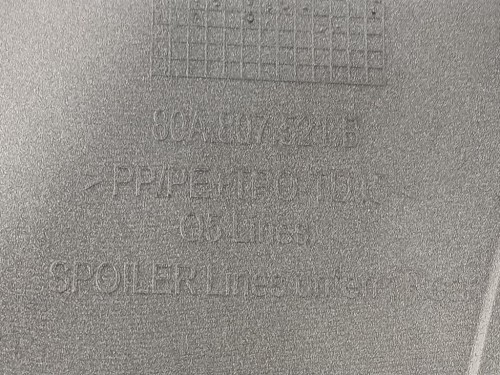 Spoiler Paraurti POST 80A807521B Audi Q5 8RB 2012