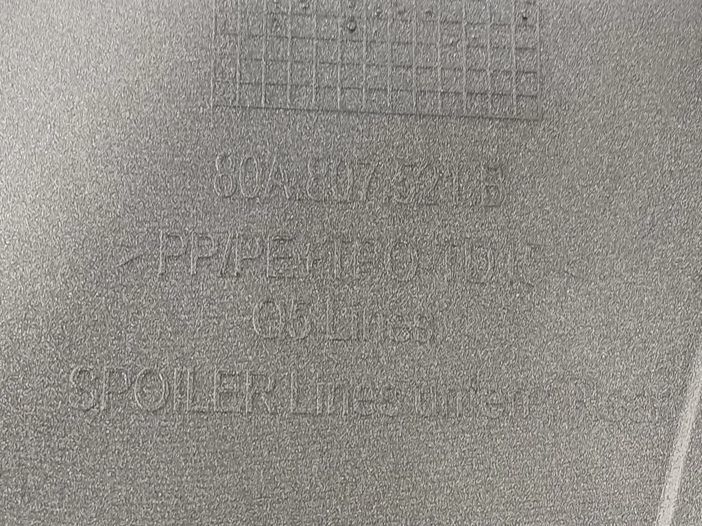 Spoiler Paraurti POST 80A807521B Audi Q5 8RB 2012