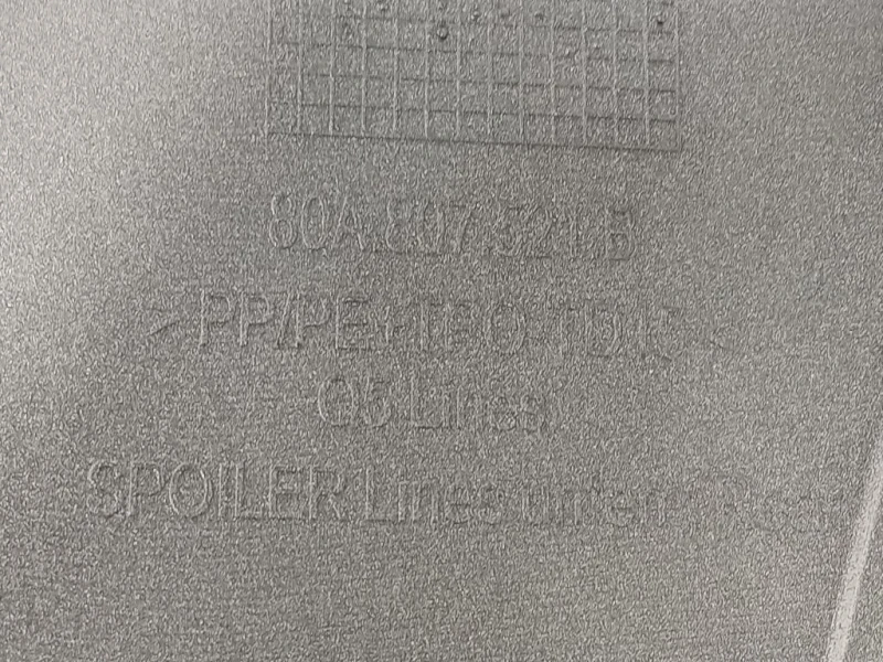 Spoiler Paraurti POST 80A807521B Audi Q5 8RB 2012