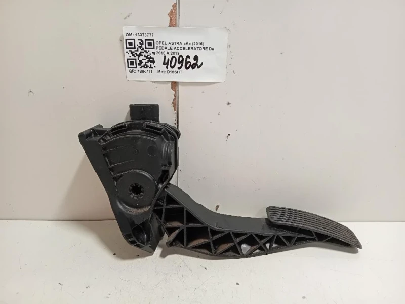 Pedale Acceleratore 13373777 Opel Astra K 2016