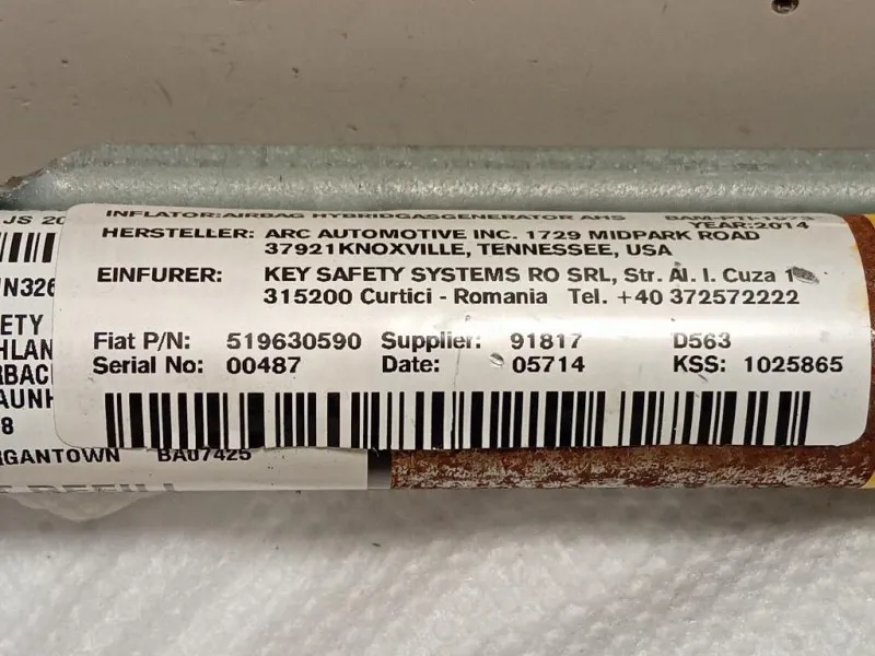 Air-bag A Tendina DX 519630590 Fiat 500L 2013