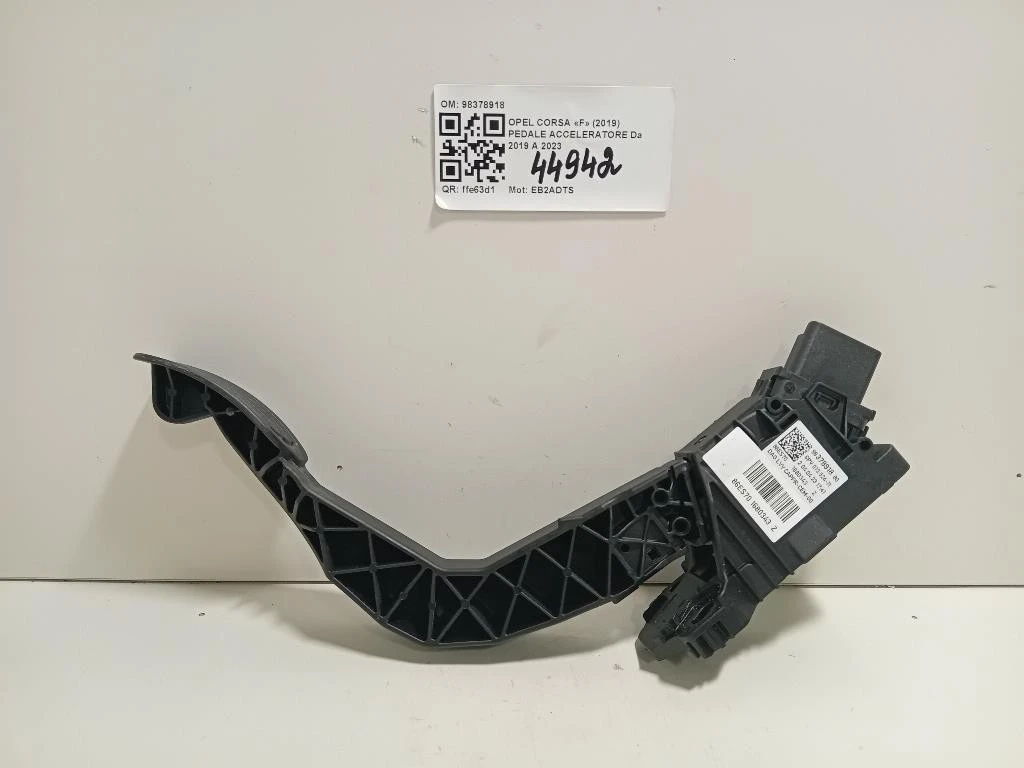 Pedale Acceleratore 98378918 Opel Corsa F 2019