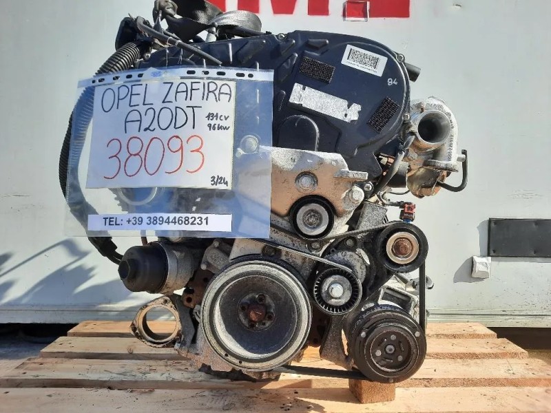 Motore Completo A20DT 131CV 96KW Opel Zafira C 2012