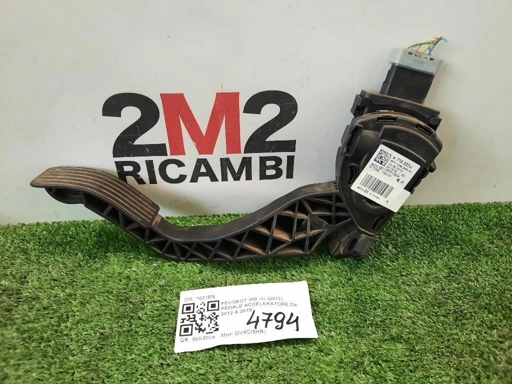 Pedale Acceleratore 1601EN Peugeot 208 I 2012