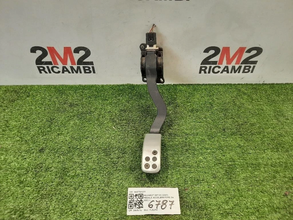 Pedale Acceleratore 9647781377 Peugeot 307 CC 2001
