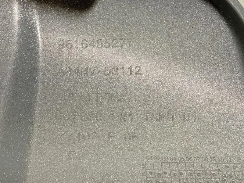 Spoiler Paraurti POST 9816455280 Peugeot 2008 I 2016