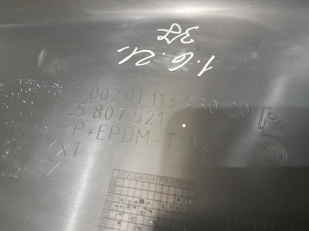 Spoiler Paraurti POST 1Z5807521 Skoda Octavia 1Z3 2004