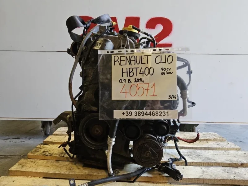 Motore Completo H4BT400 90 CV 66 KW Renault CLIO IV 2013