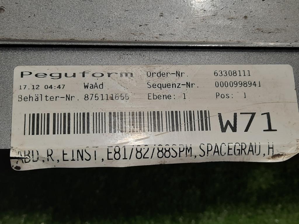 Spoiler Sottoporta DX 8044663 Bmw Serie 1 E82 Coupe 2005