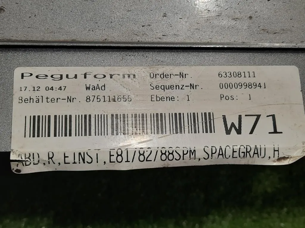 Spoiler Sottoporta DX 8044663 Bmw Serie 1 E82 Coupe 2005