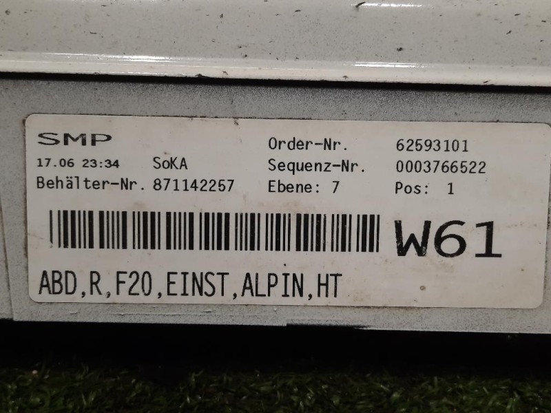 Spoiler Sottoporta DX 51777293553 Bmw Serie 1 F20 Berlina 2015