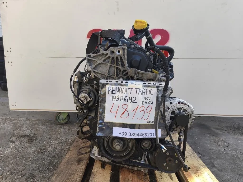 Motore Completo M9R692 114 CV 83 KW Renault Trafic III 2007