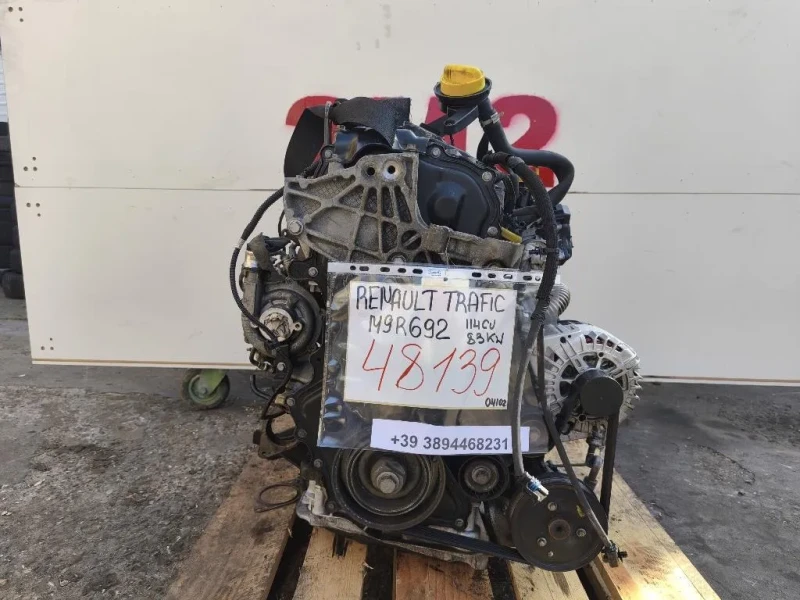 Motore Completo M9R692 114 CV 83 KW Renault Trafic III 2007