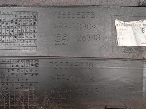 Spoiler Sottoporta DX 735565278 Fiat 500 C 2015