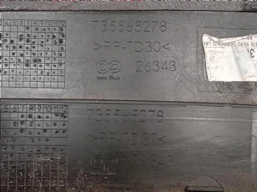 Spoiler Sottoporta DX 735565278 Fiat 500 C 2015